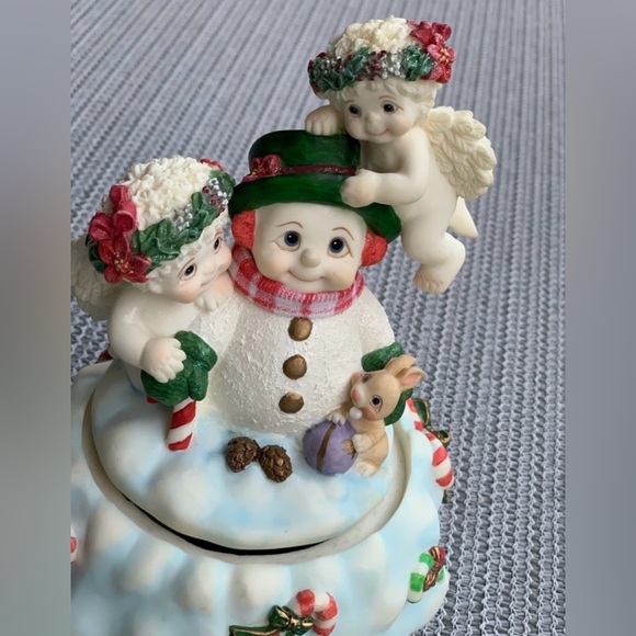 Beautiful 1999 Vintage Dreamsicles Frosty The Snowman Musical Spinning Decor ☃️ - Picture 11 of 15